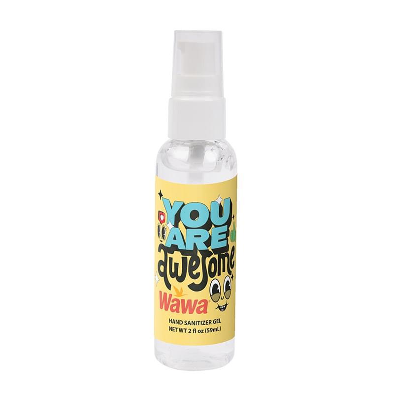 2 oz. Hand Sanitizer Gel with Pump Top