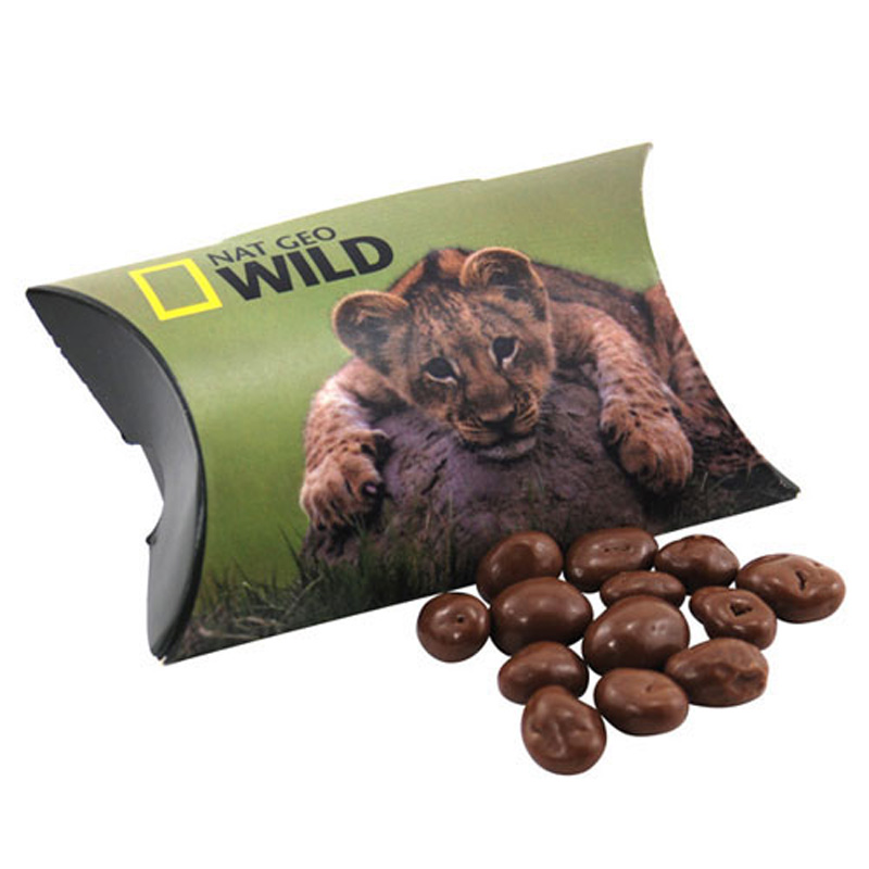 Pillow Box with Choc-Raisins
