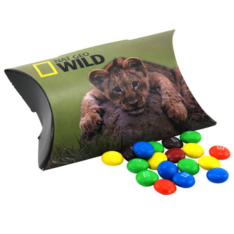 Pillow Box with M&M's