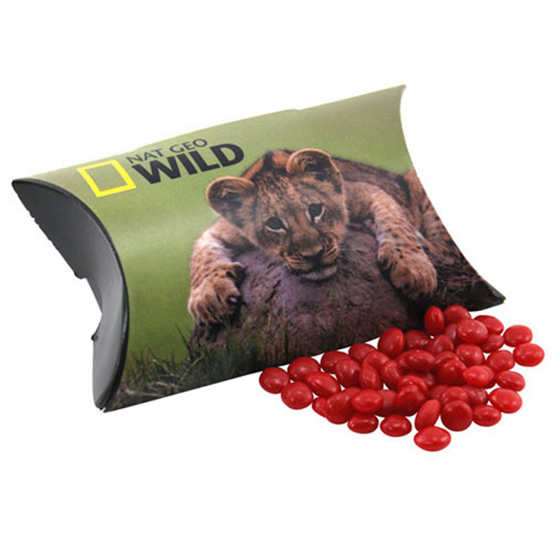 Pillow Box with Red Hots