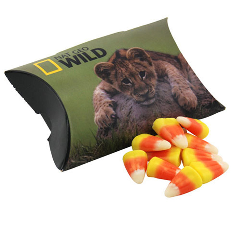 Pillow Box with Candy Corn