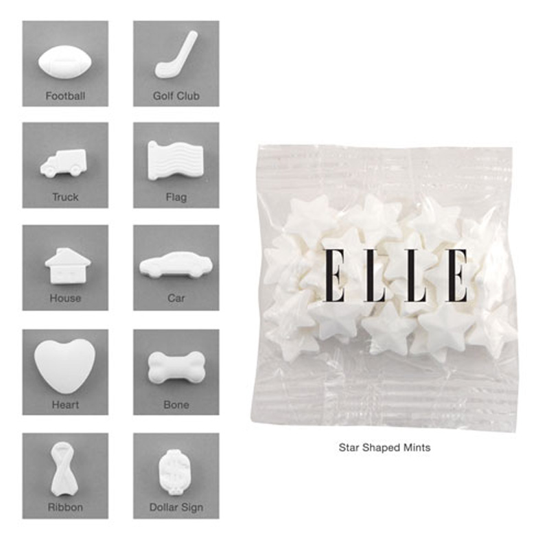 Snack Bag with Shaped Mints