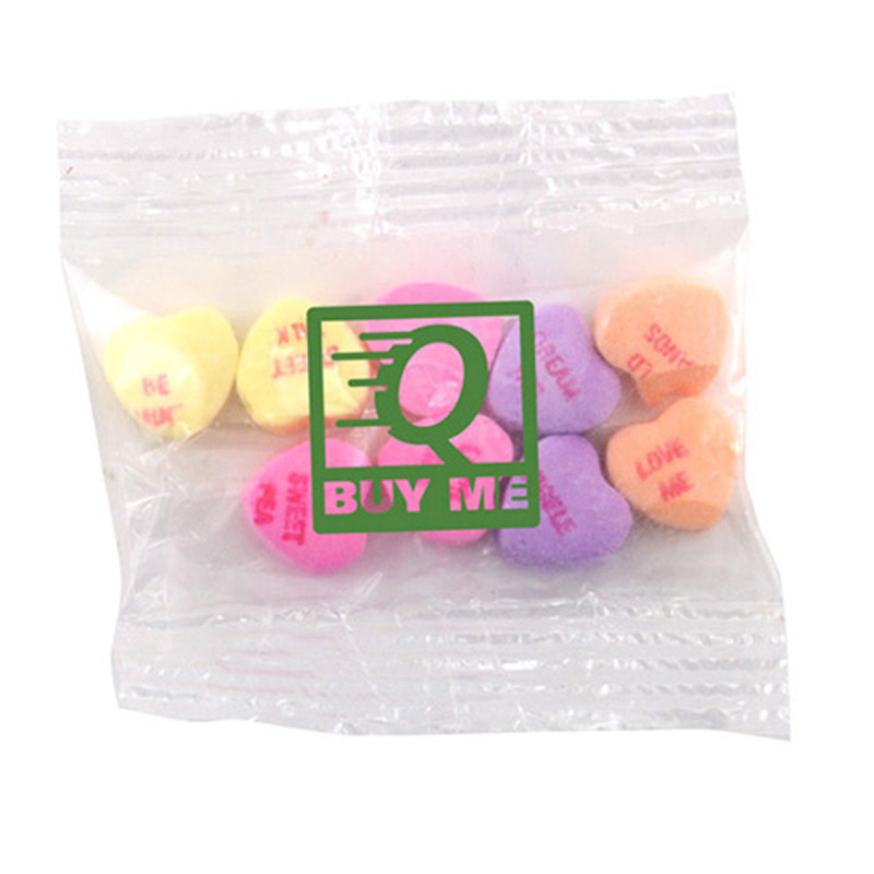 Snack Bag with Conversation Hearts