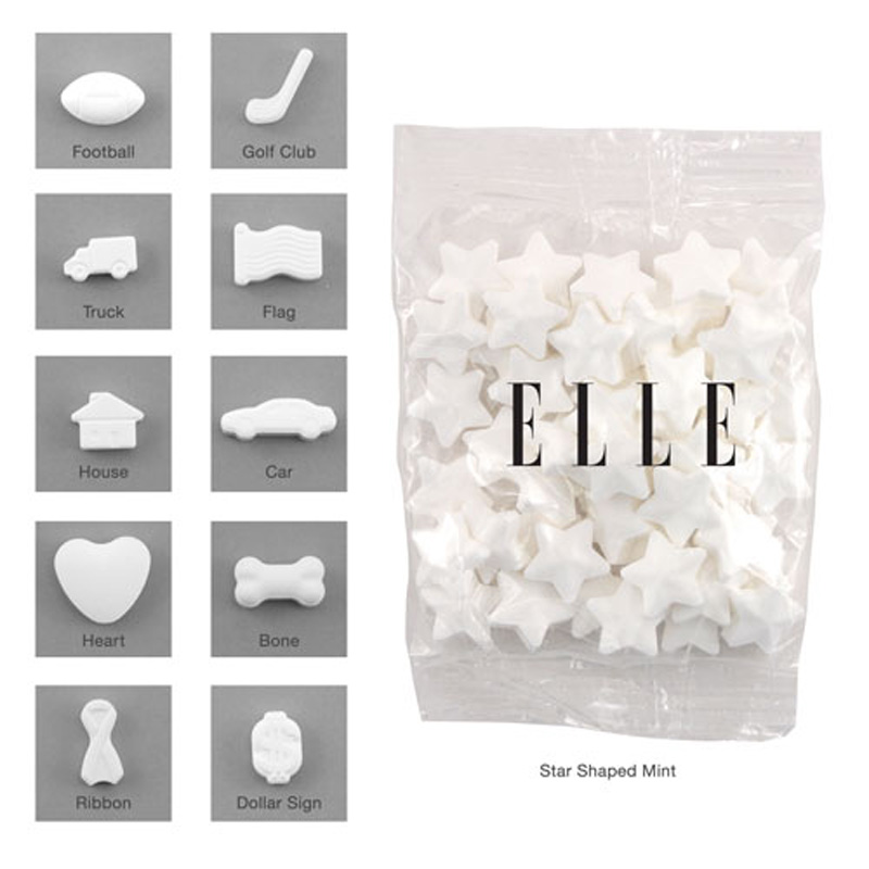 Snack Bag with Shaped Mints