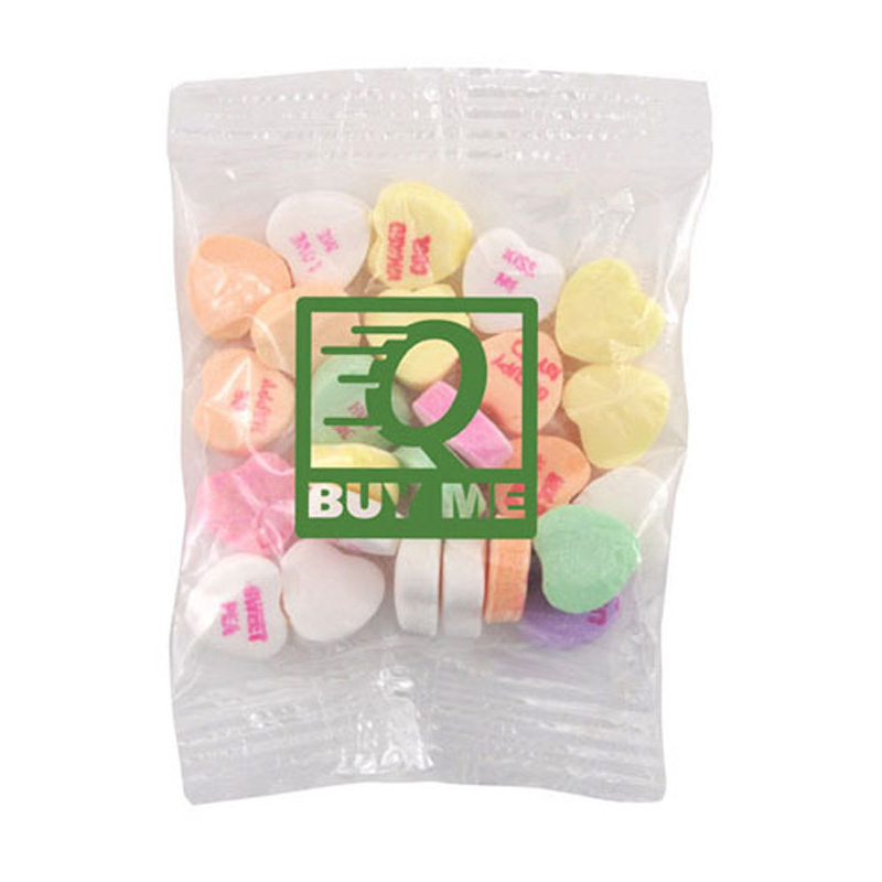Snack Bag with Conversation Hearts