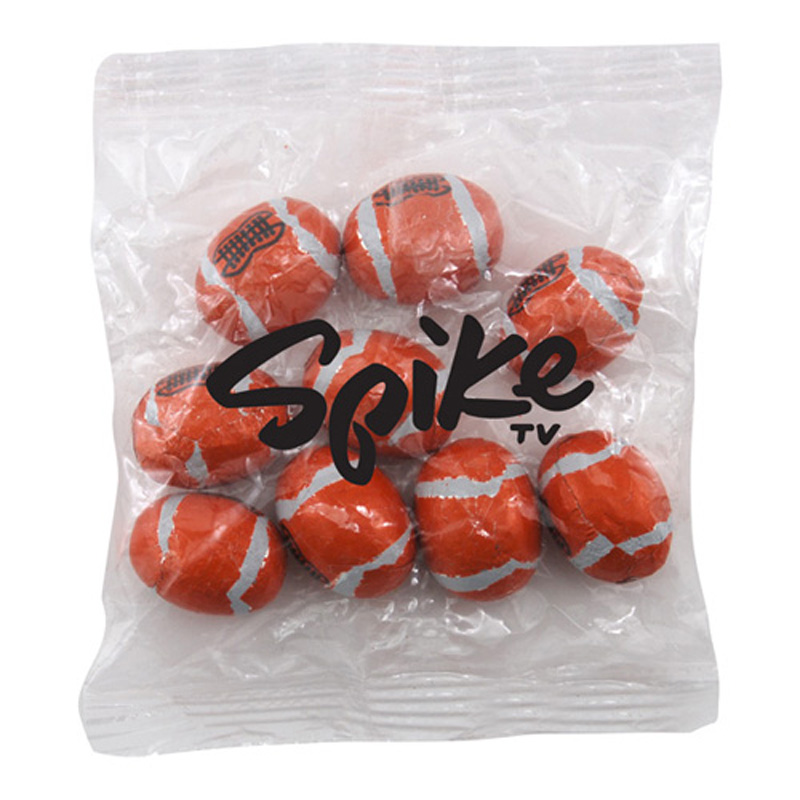 Snack Bag with Chocolate Footballs