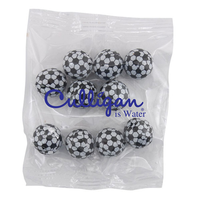 Snack Bag with Chocolate Soccer Balls