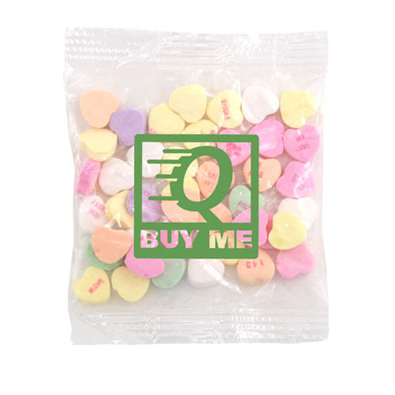 Snack Bag with Conversation Hearts
