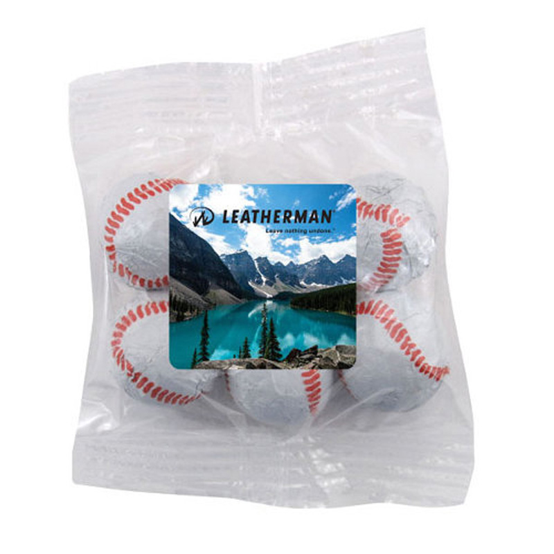 Snack Bag with Choc. Baseballs