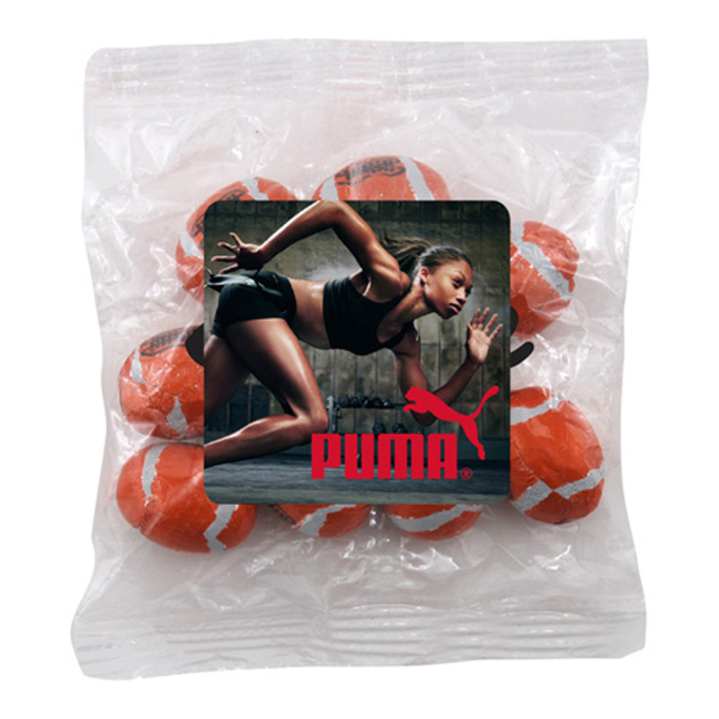 Snack Bag with Choc. Footballs