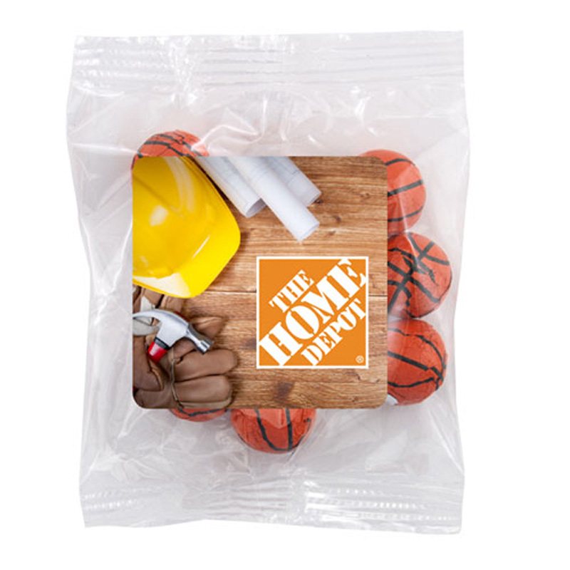 Snack Bag w/ Choc. Basketballs