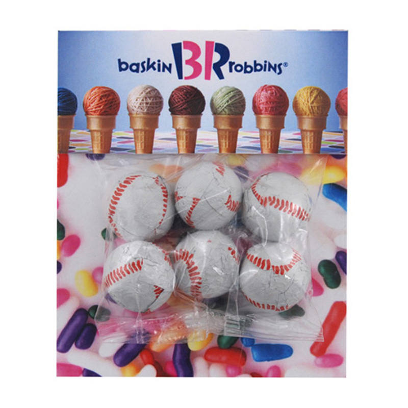 Billboard Bag with Choc. Baseballs