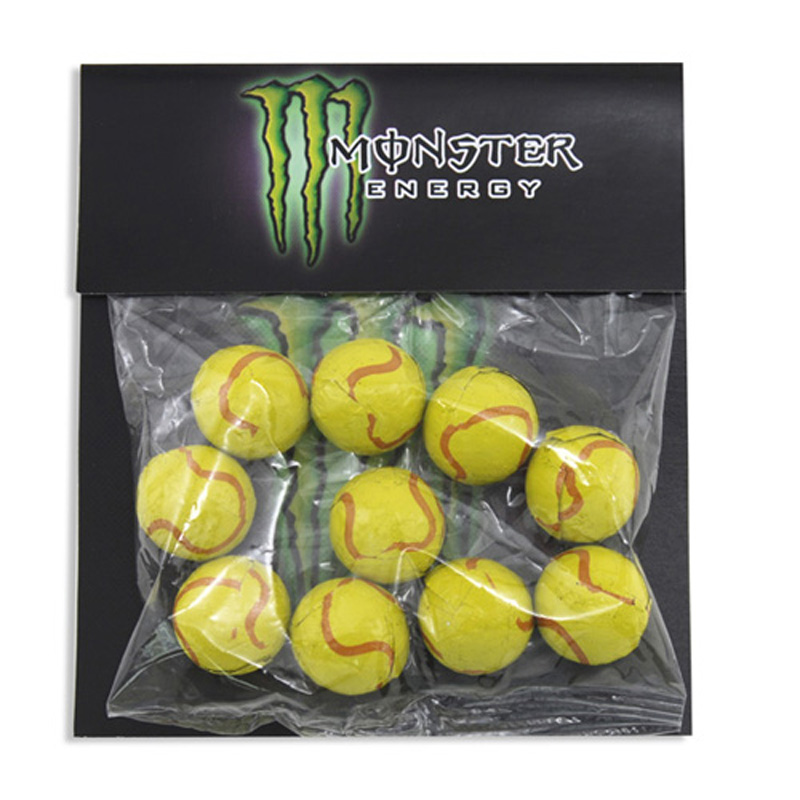 Billboard Bag with Choc. Tennis Balls