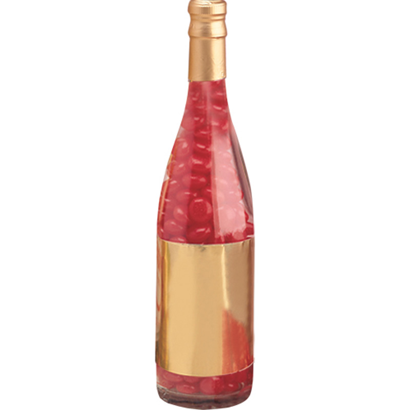 Champagne Bottle with Peanuts