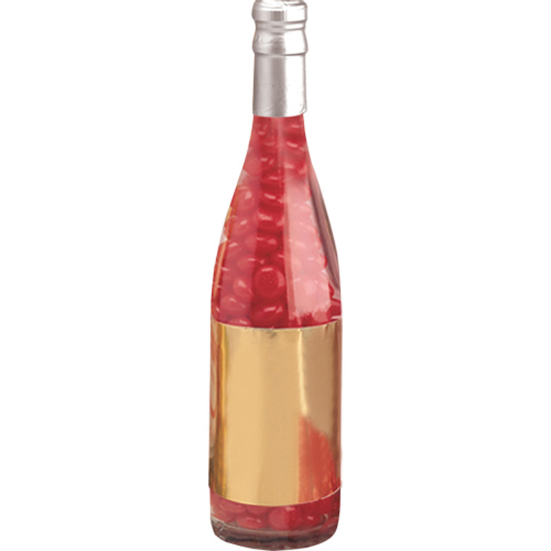 Champagne Bottle with Gumballs