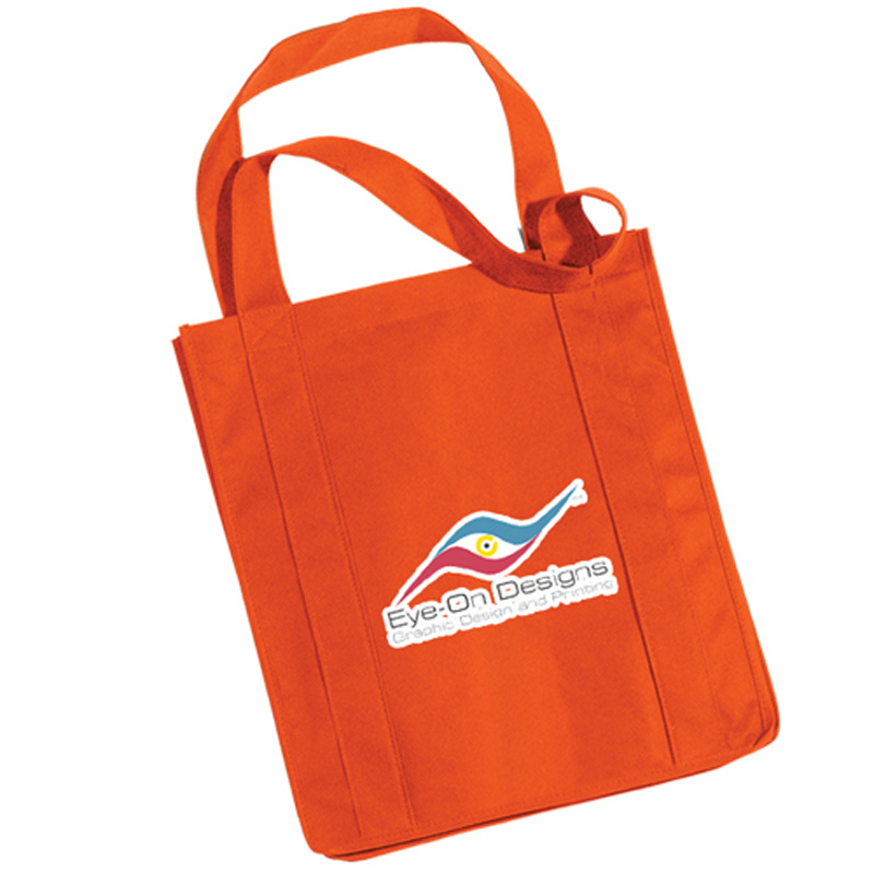 Non-Woven Tote Bag w/ Reinforced Handles - Full Color