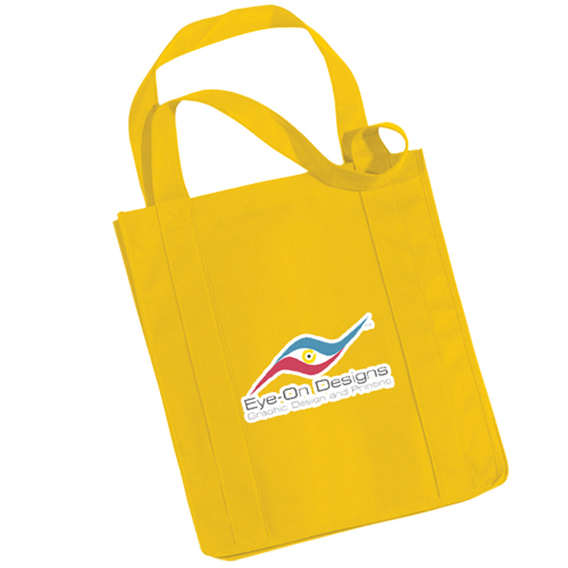 Non-Woven Tote Bag w/ Reinforced Handles - Full Color