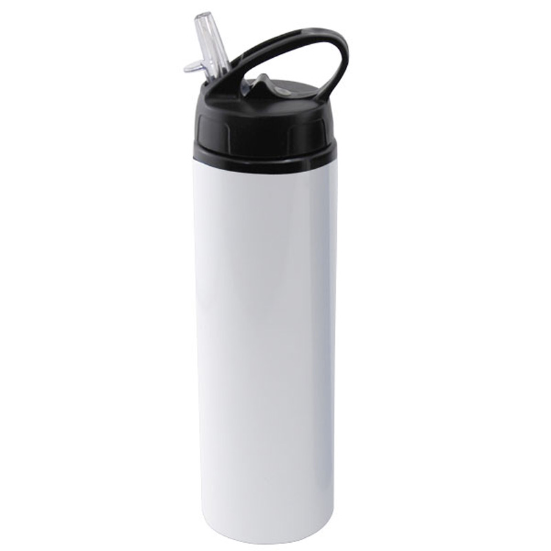 24 oz Aluminum Water Bottle with Flip Top Sport lid