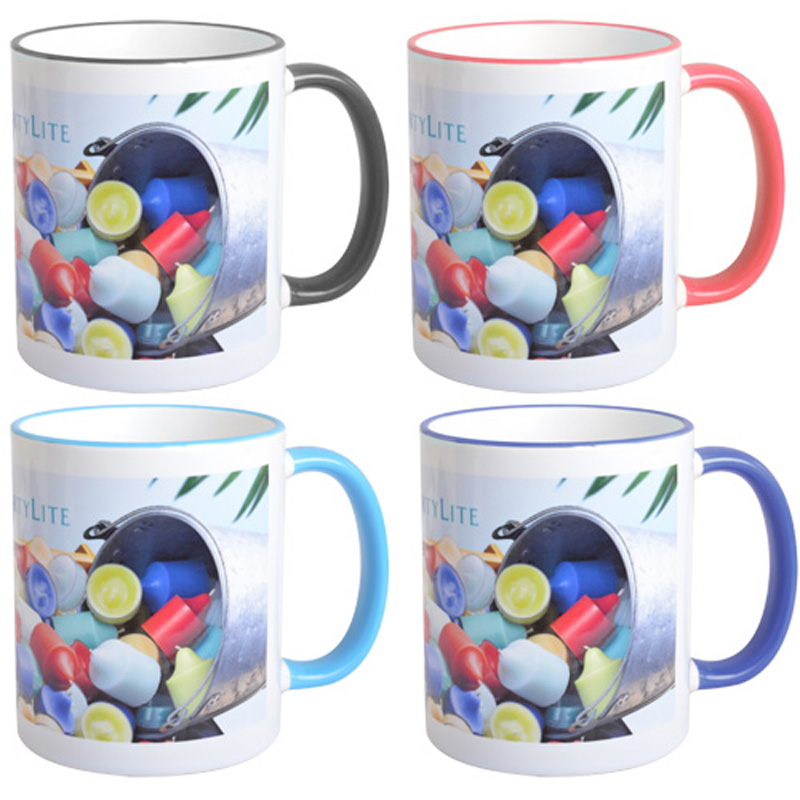 Mug 11oz with Colored Accents - Full Color