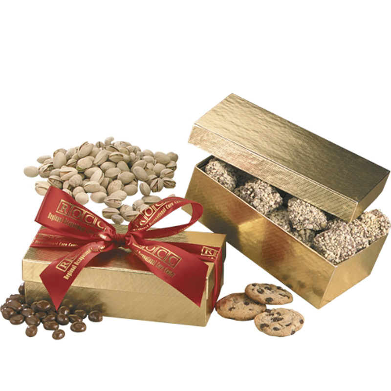 Gift Box with Chocolate Baseballs