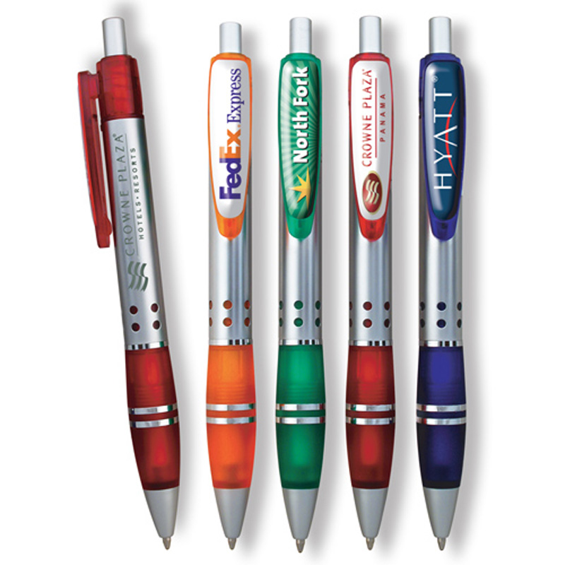 Full Color Domed Metal Click Pen