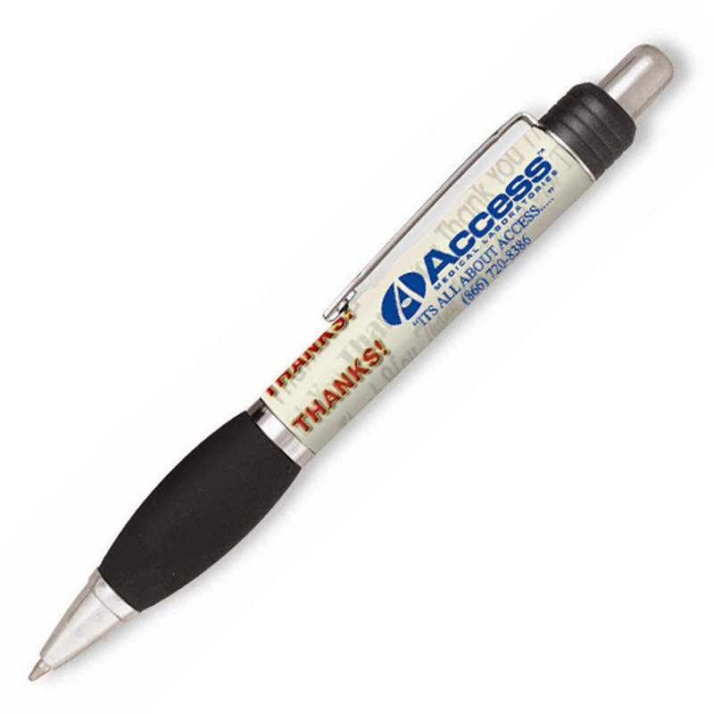 Stock Wrapped Click Pen