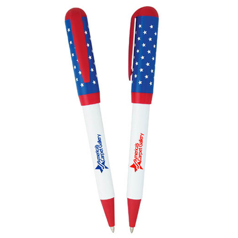 American Flag Twist Pen