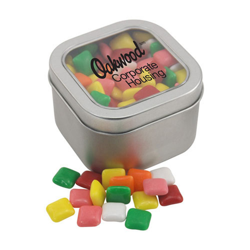 Window Tin with Mini Chicklets