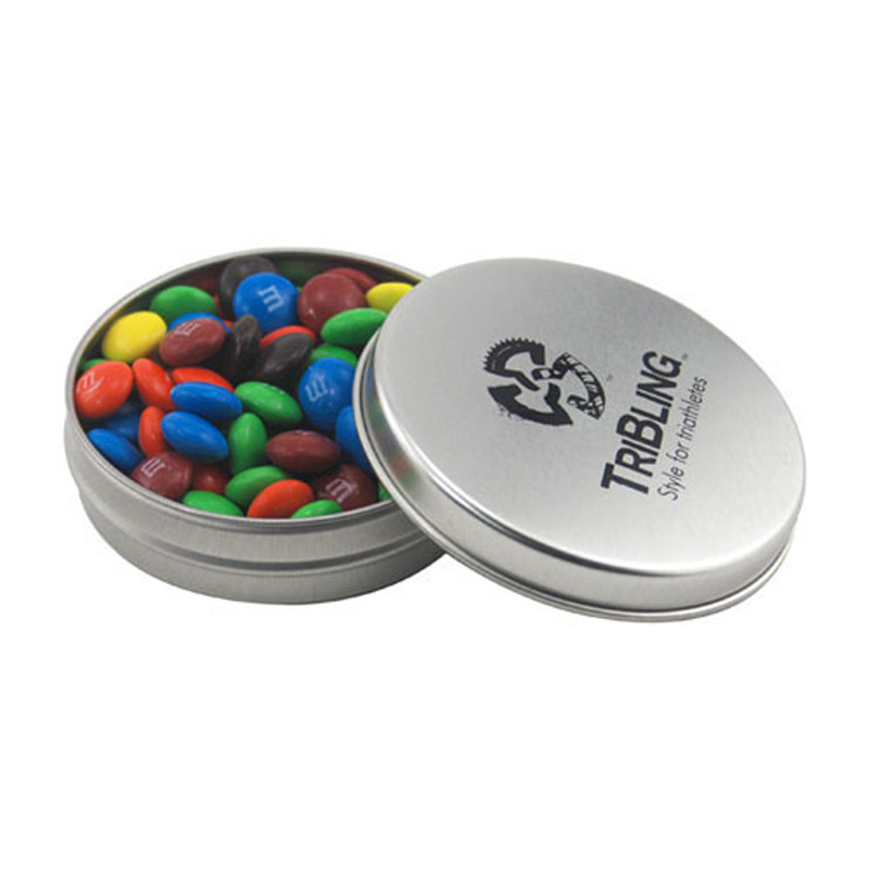 Round Tin with M&M's
