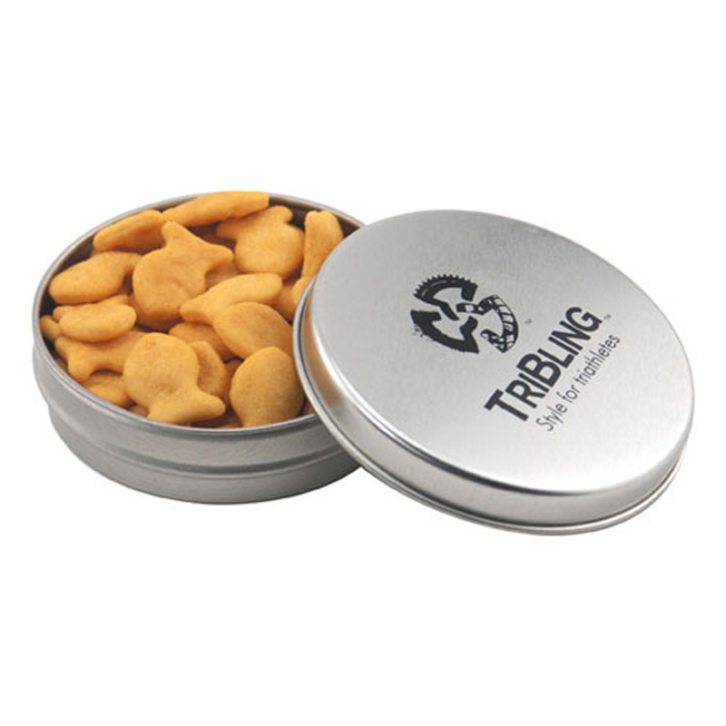 Round Tin with Goldfish