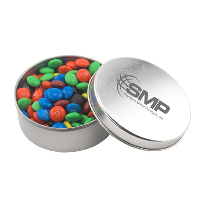 Round Tin with M&M's
