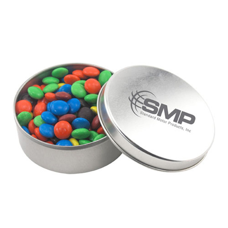 Round Tin with Chocolate Lentils