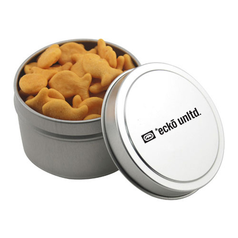 Round Tin with Goldfish