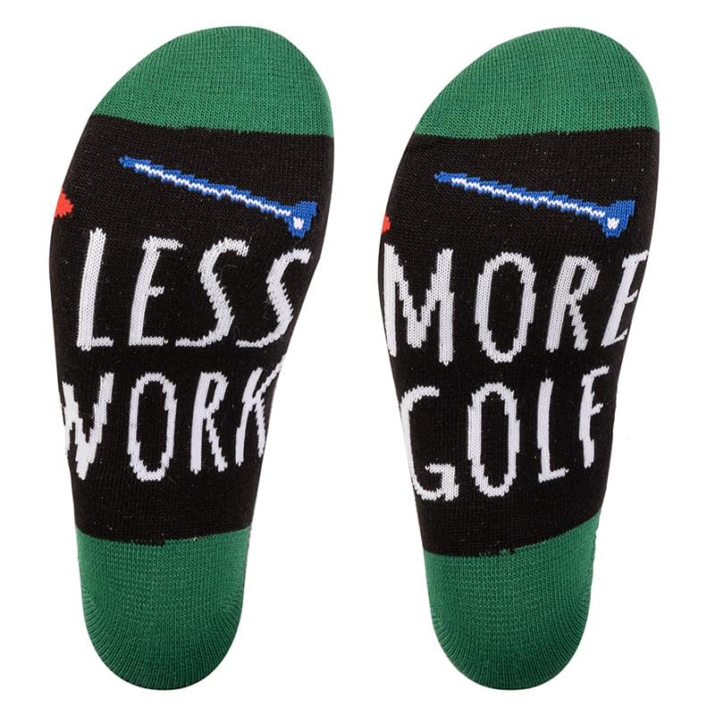 ACE Less Work, More Golf Dress Socks
