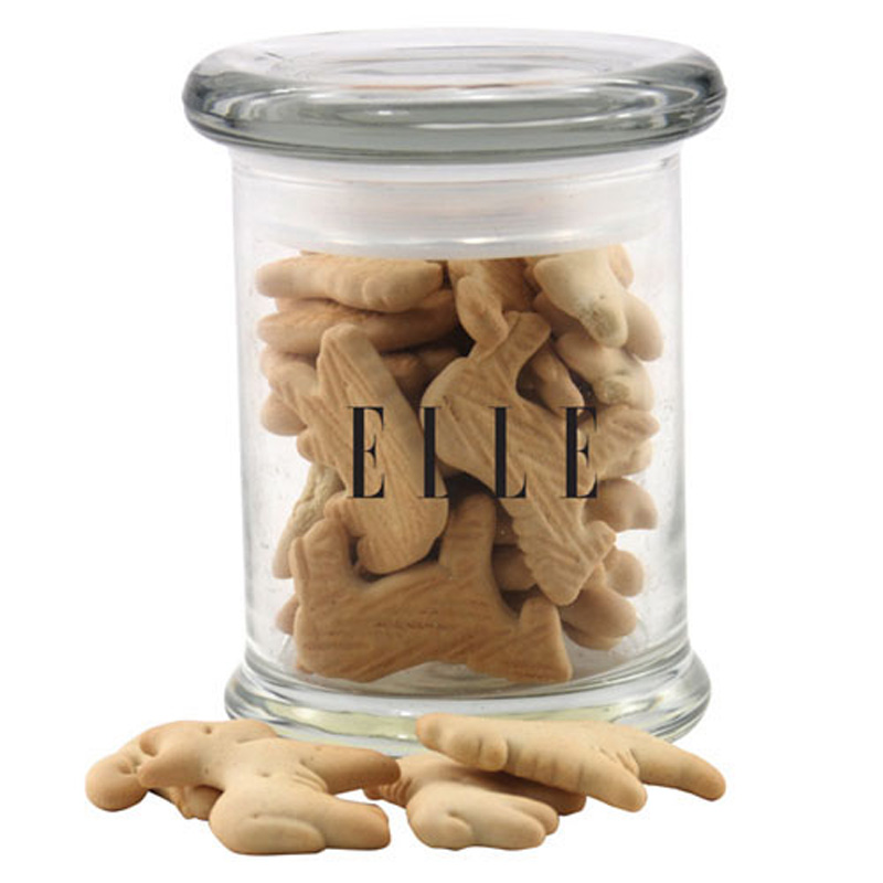 Jar ith Animal Crackers