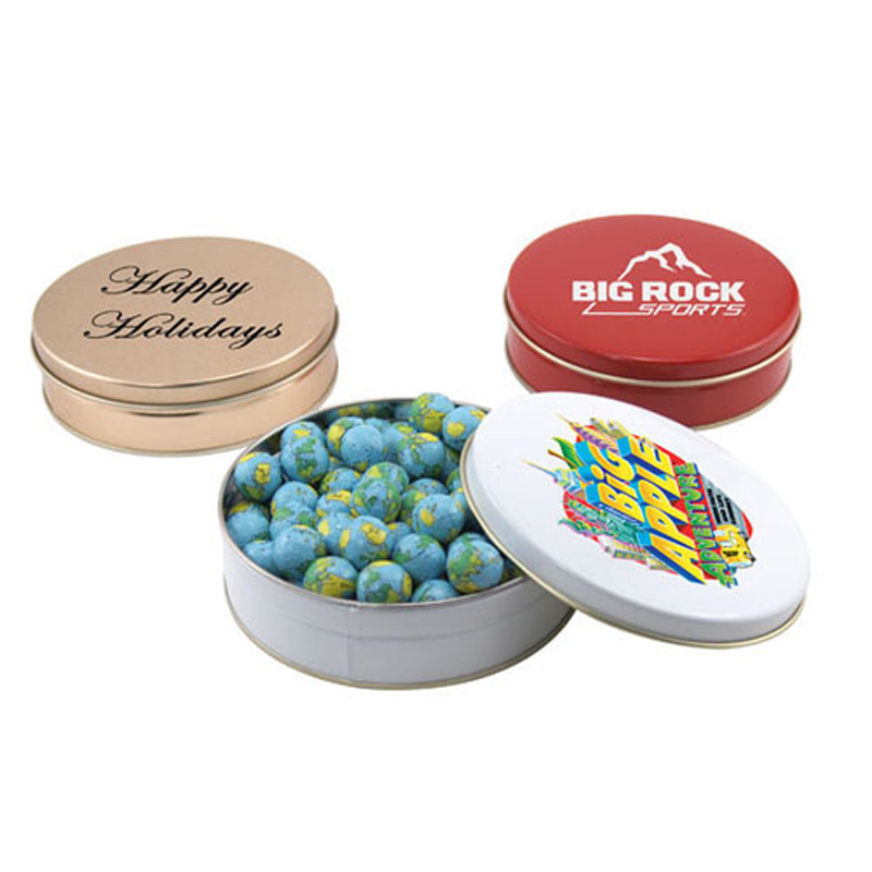 Gift Tin with Chocolate Globes