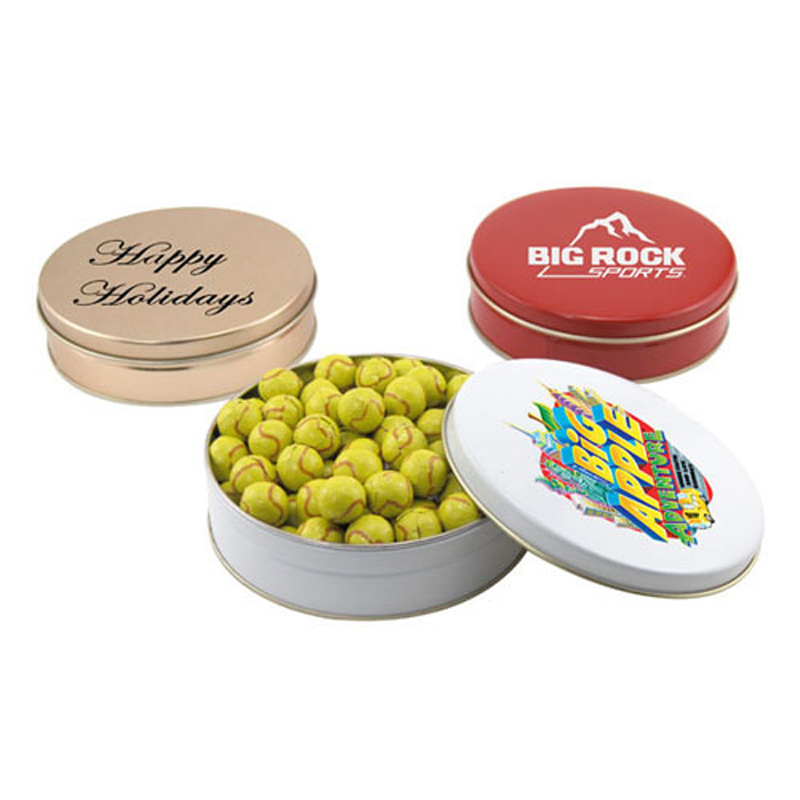 Gift Tin with Chocolate Tennis Balls