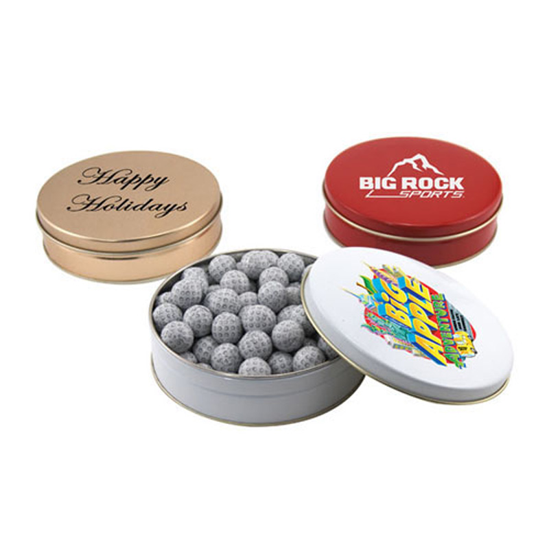 Gift Tin with Chocolate Golf Balls