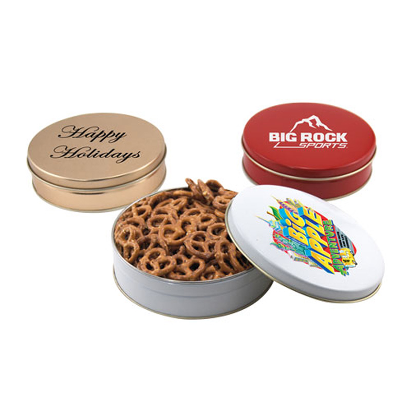 Gift Tin with Mini Pretzels