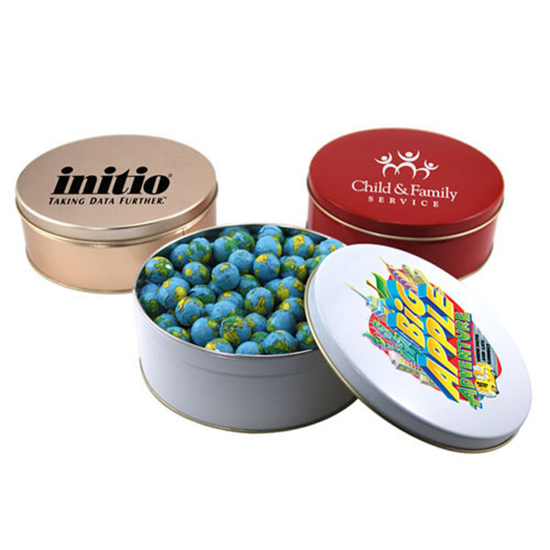 Gift Tin with Chocolate Globes