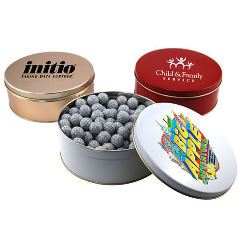 Gift Tin with Chocolate Golf Balls