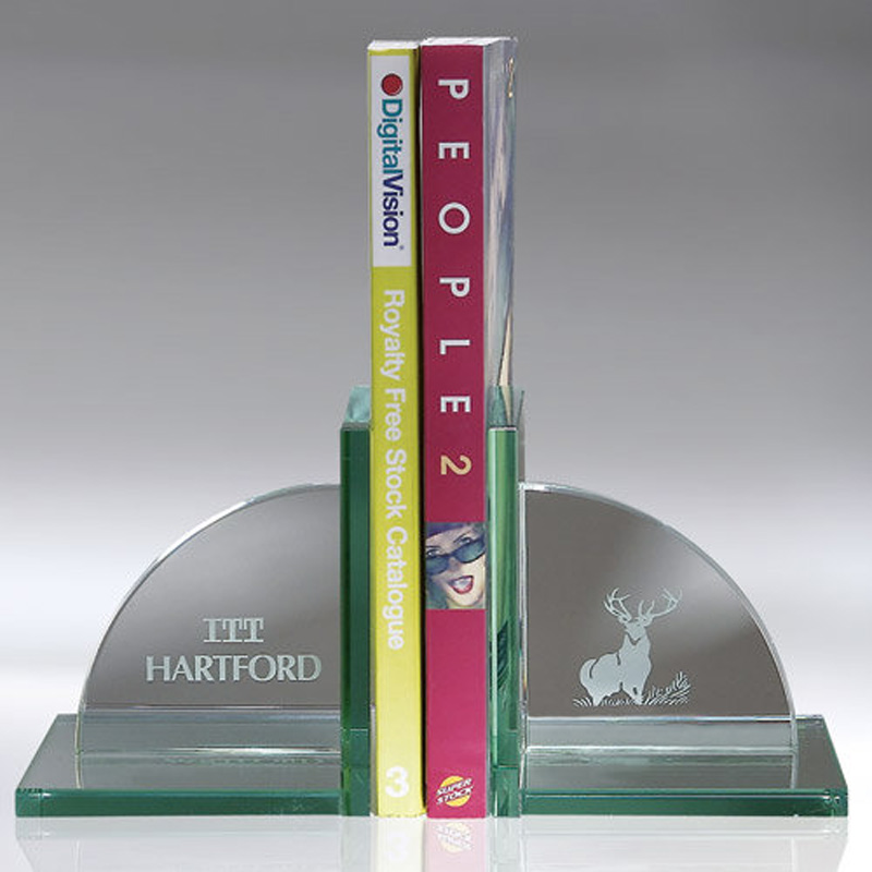Hamilton Book Ends on L Shaped Base