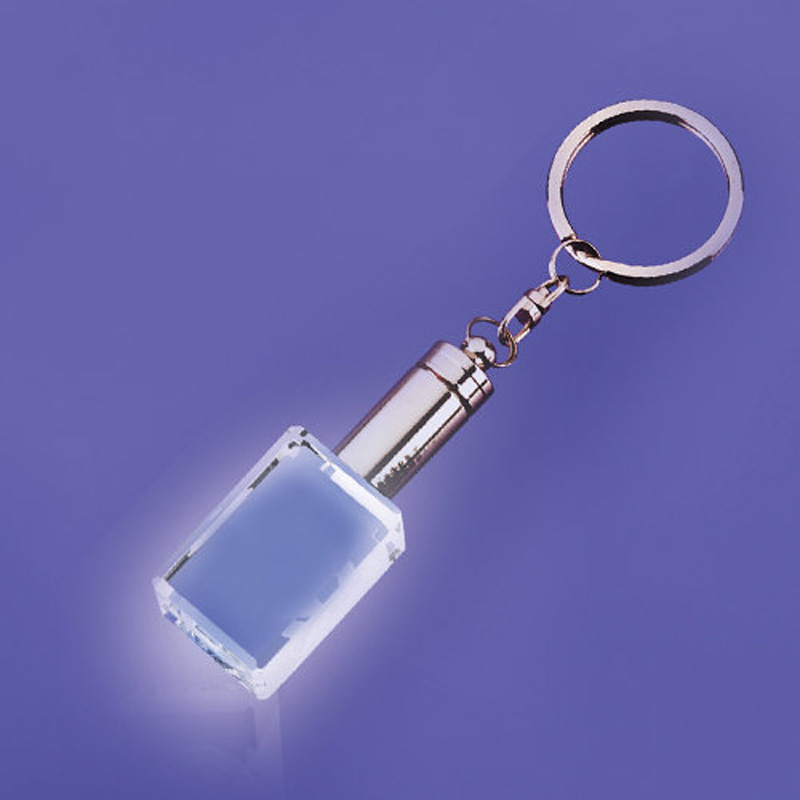 Mansfield Block Shaped Keychain White LED