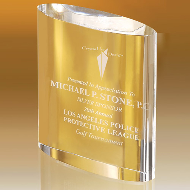 Irvona Rounded Oval Top Award