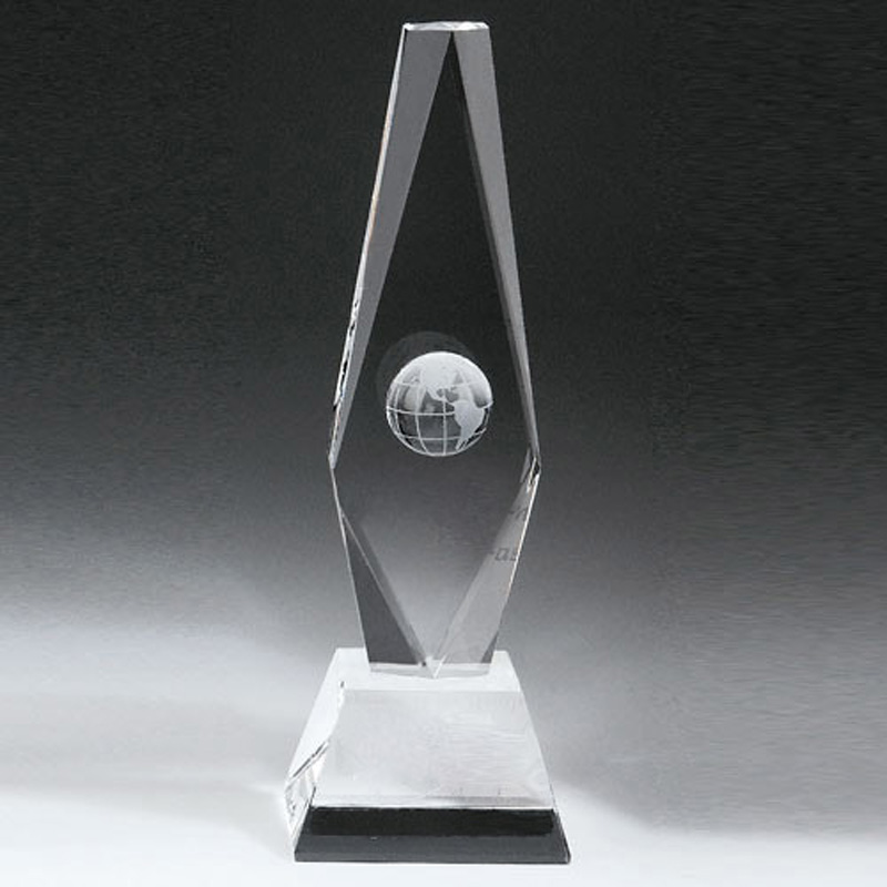 Colrain Globe Embedded In Award