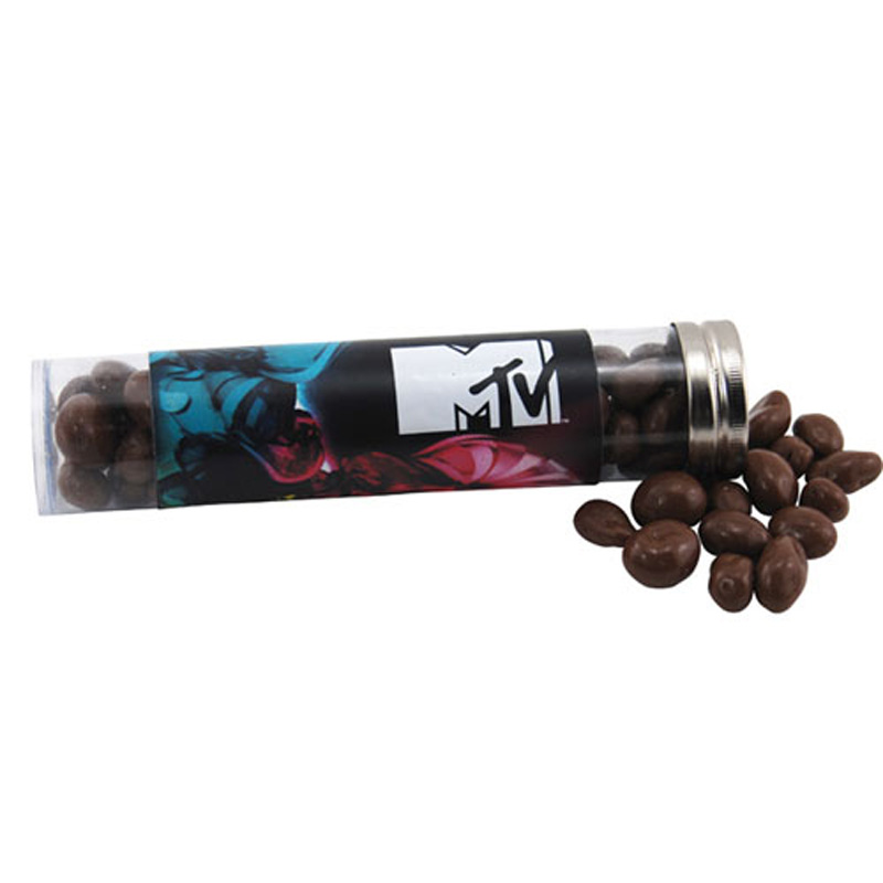 Tube with Choc Covered Raisins