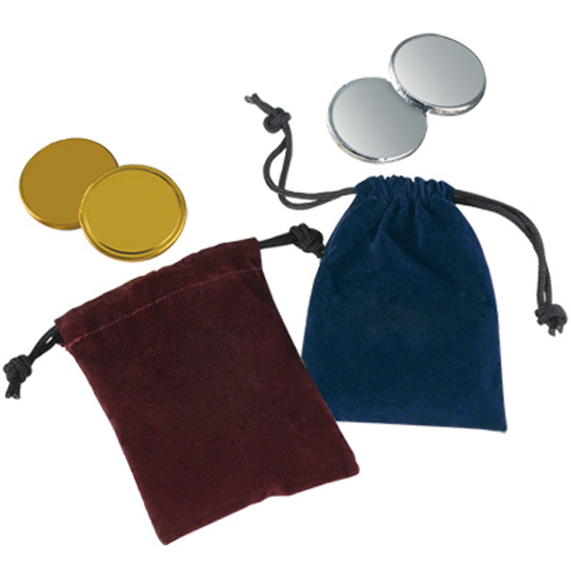 Velour Pouches with Chocolate Coins
