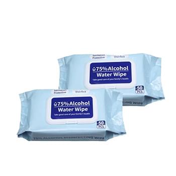 75% Alcohol Disinfectant Wipes - 50 Wipe Pouch