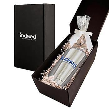 Tumbler Gift Set with Dark Chocolate Almonds