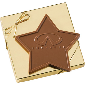 2.5 oz Star Custom Chocolate in Gift Box